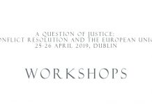 A Question of Justice: Conflict Resolution and the European Union A Question of Justice