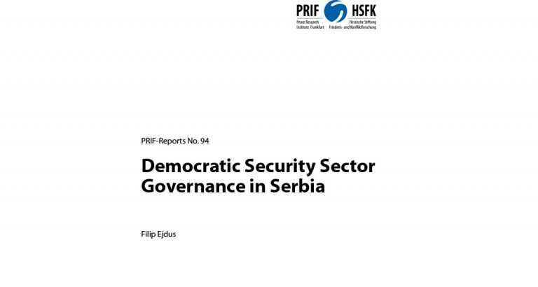 Democratic Security Sector Governance in Serbia