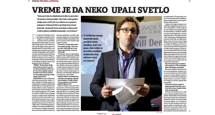 Vreme je da neko upali svetlo